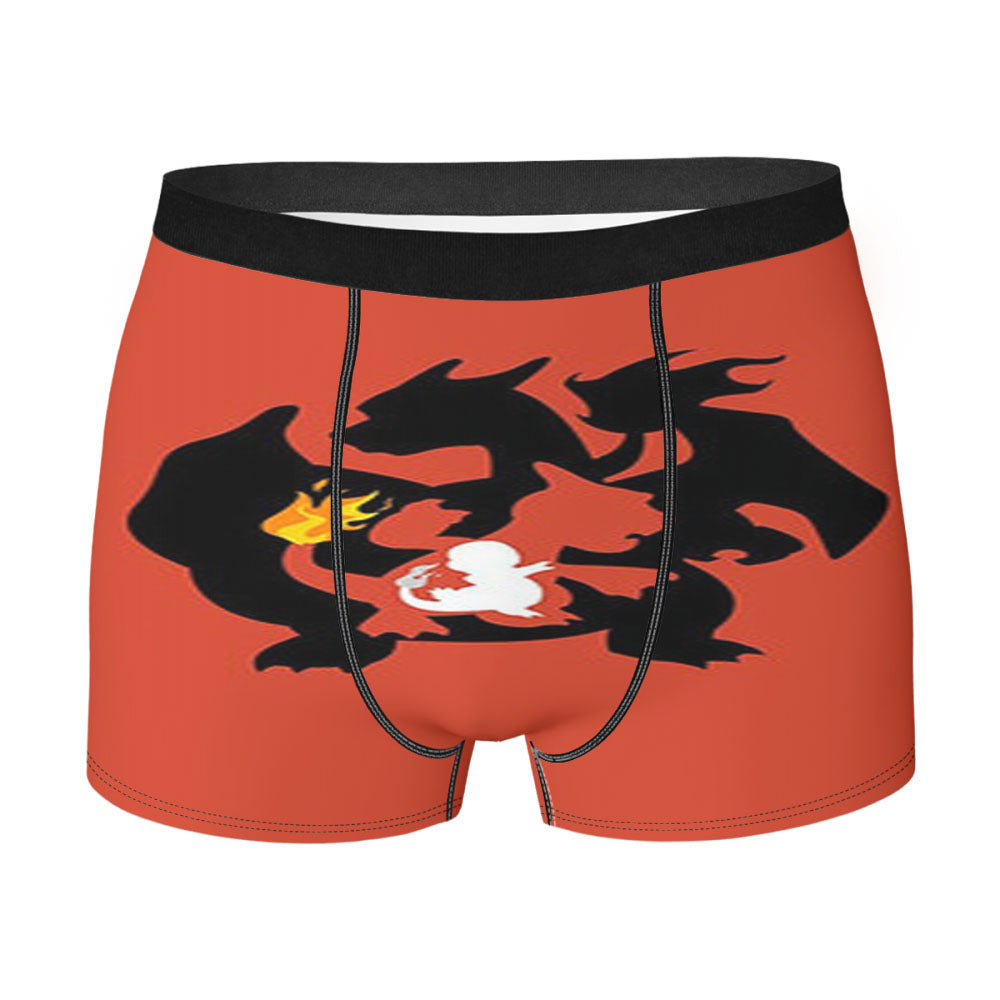 Pokemon Charmander Charmeleon Charizard Men'S Boxer Briefs