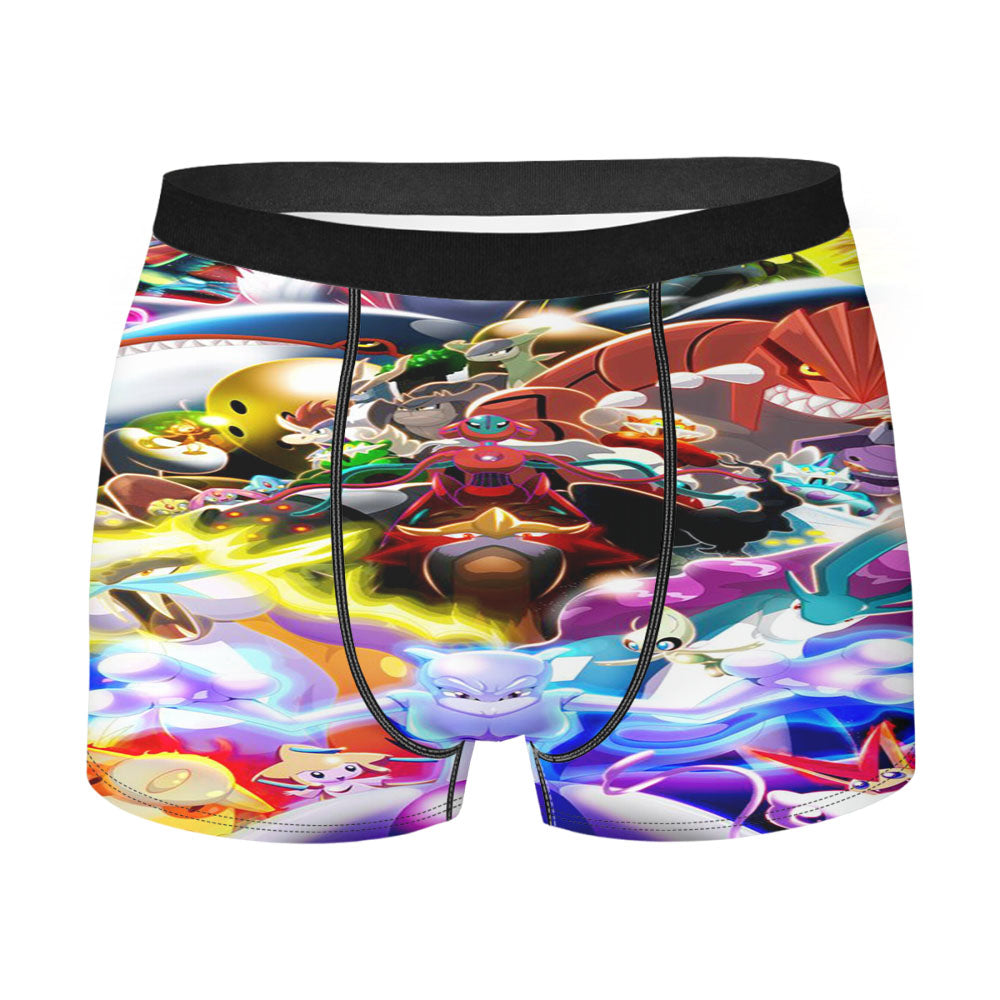 Pokemon Collection Of Neon Time Men'S Boxer Briefs