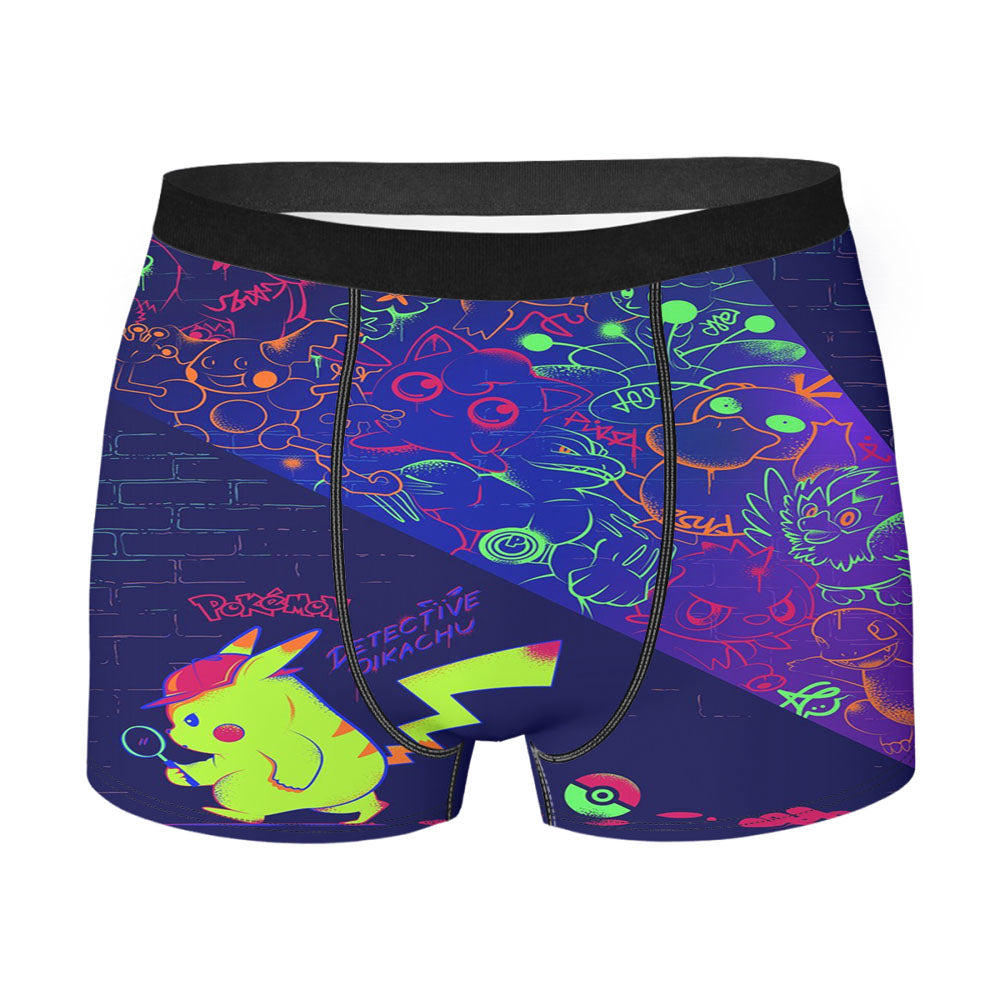 Pokemon Detective Pikachu Men'S Boxer Briefs