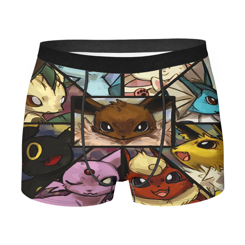 Pokemon Eevee Collage Men'S Boxer Briefs