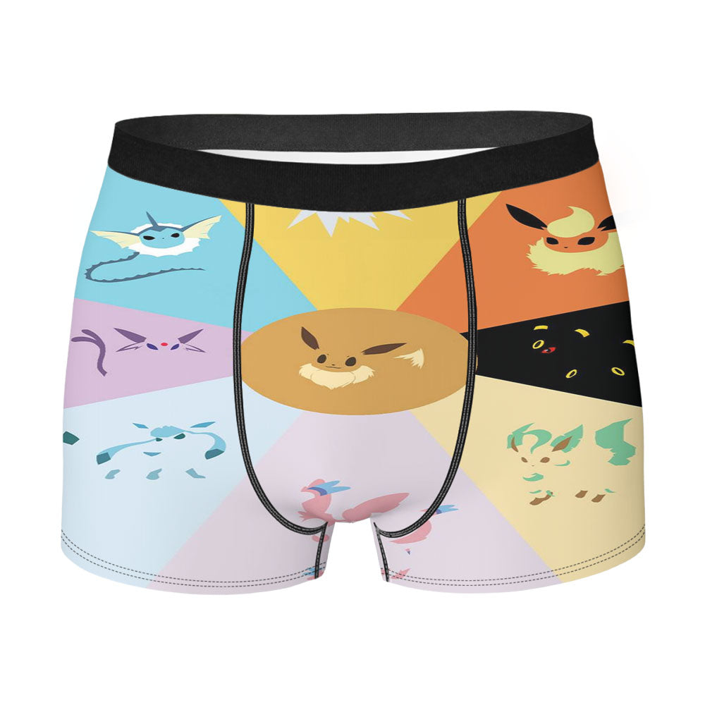 Pokemon Eevee Collage Evolutions Men'S Boxer Briefs