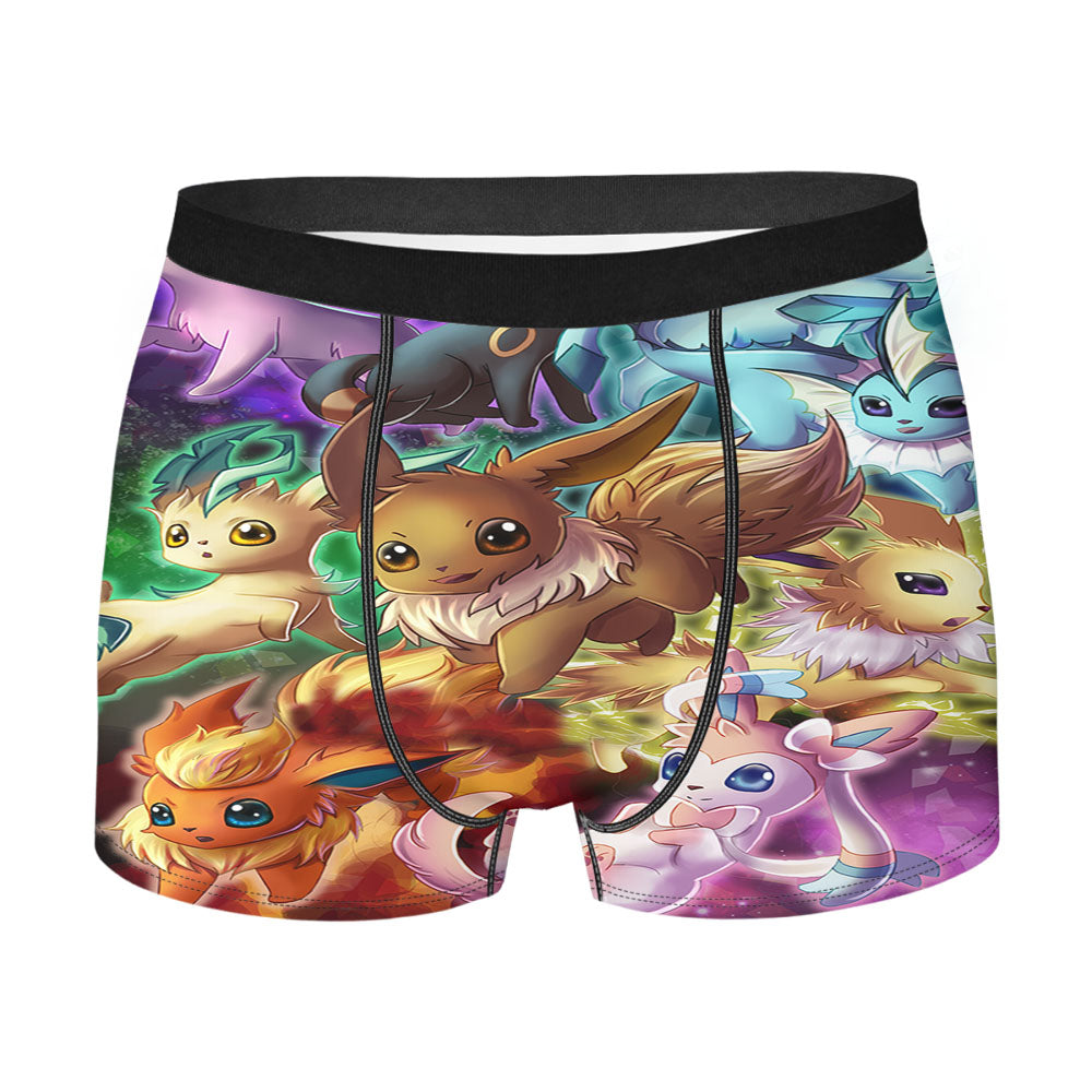 Pokemon Eevee Evolutions Fanart Men'S Boxer Briefs