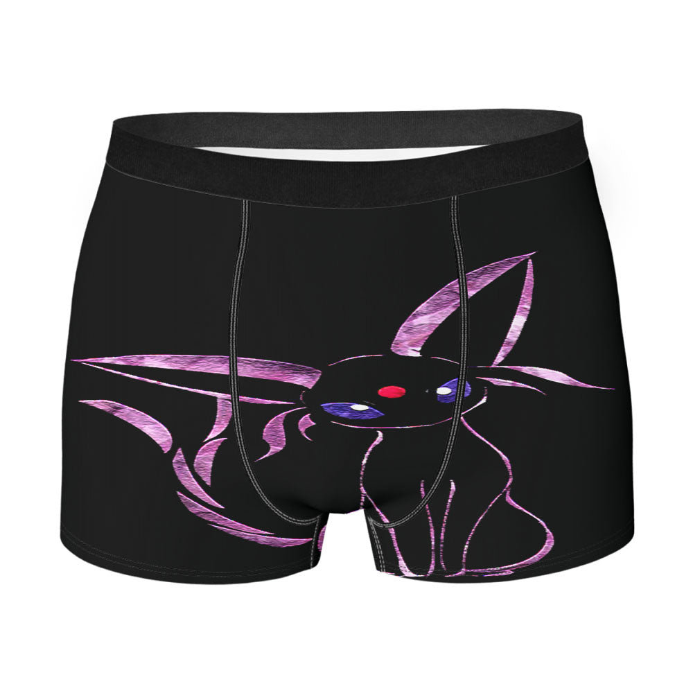 Pokemon Espeon Purple Siluet Men'S Boxer Briefs