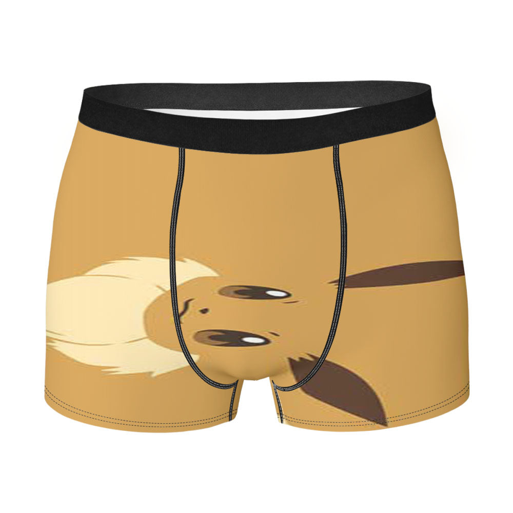Pokemon Evee Face Men'S Boxer Briefs