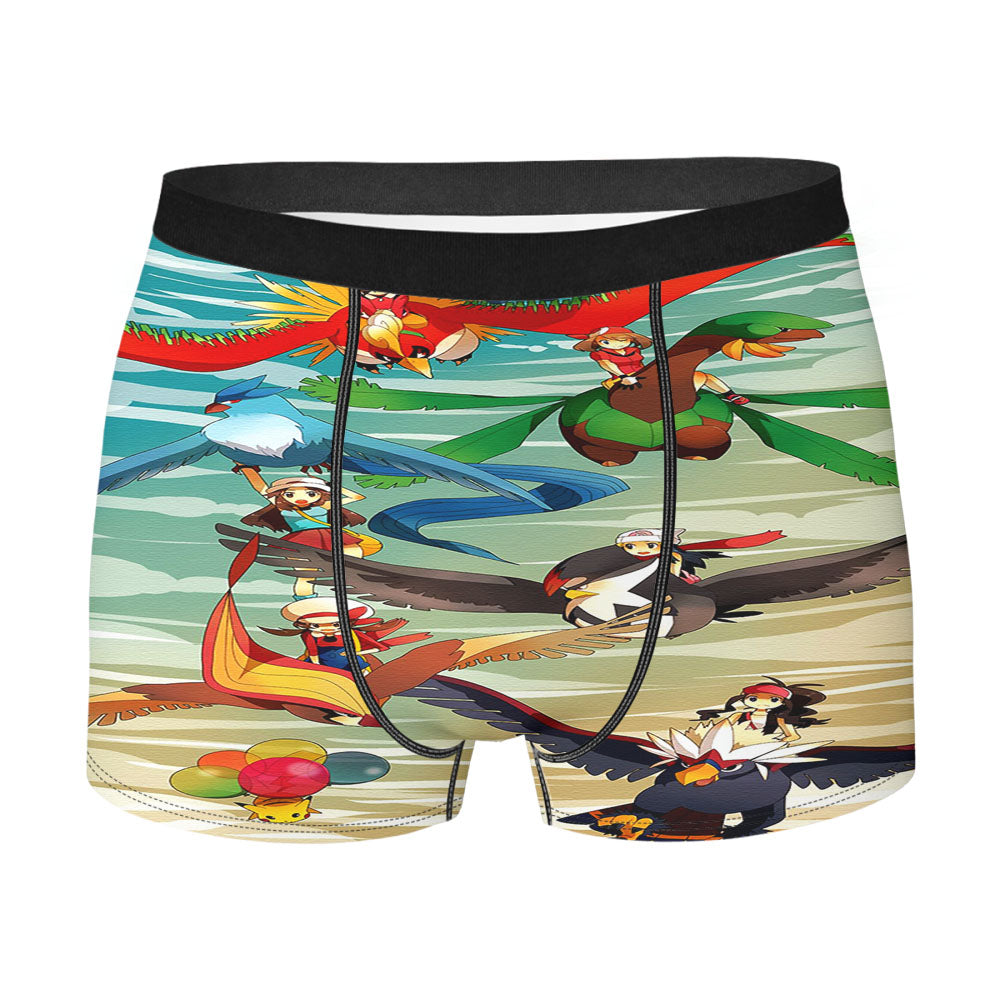 Pokemon Flying Type Poster Men'S Boxer Briefs