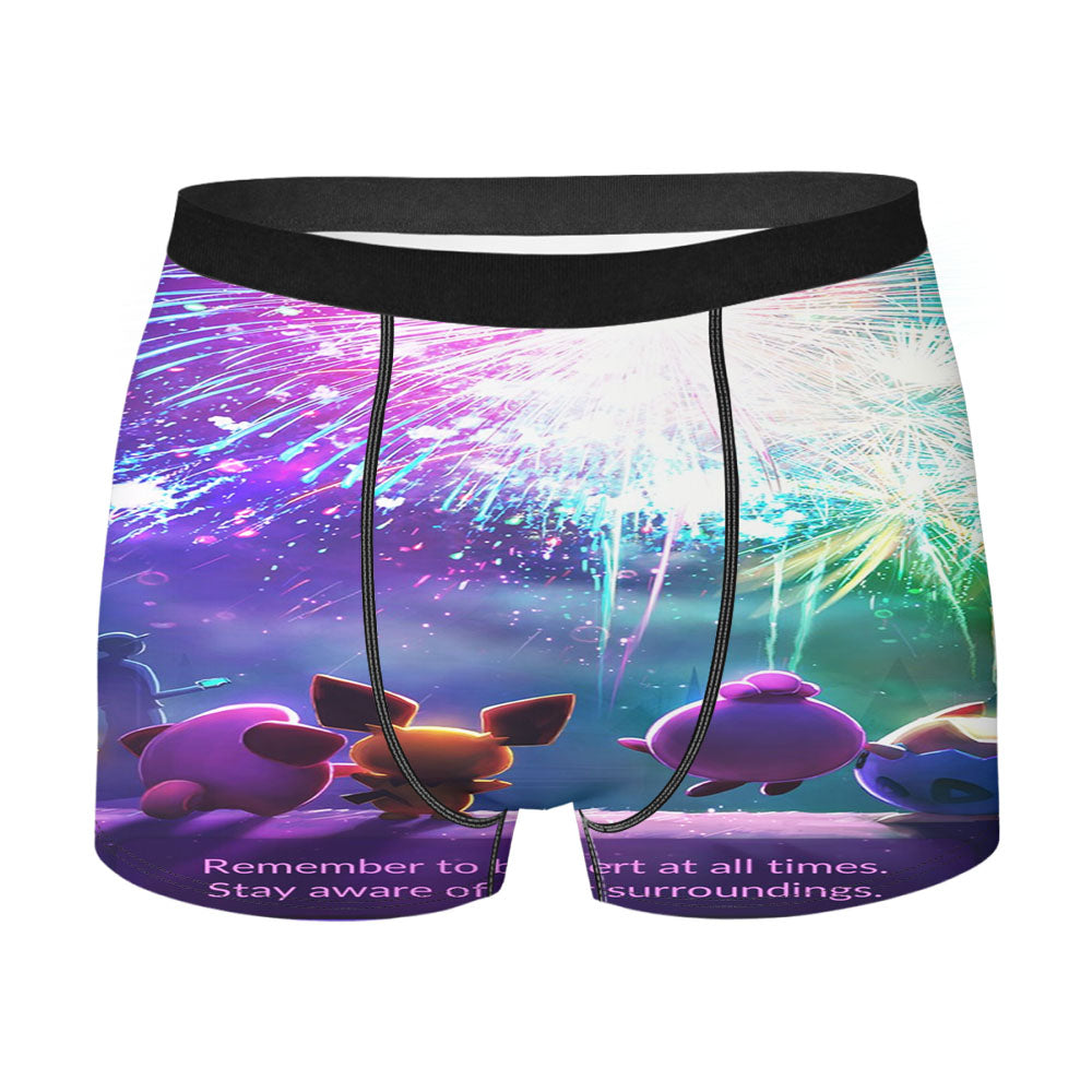 Pokemon Friend Quotes Men'S Boxer Briefs