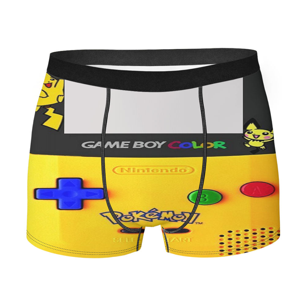 Pokemon Game Boy Color Pikachu Men'S Boxer Briefs