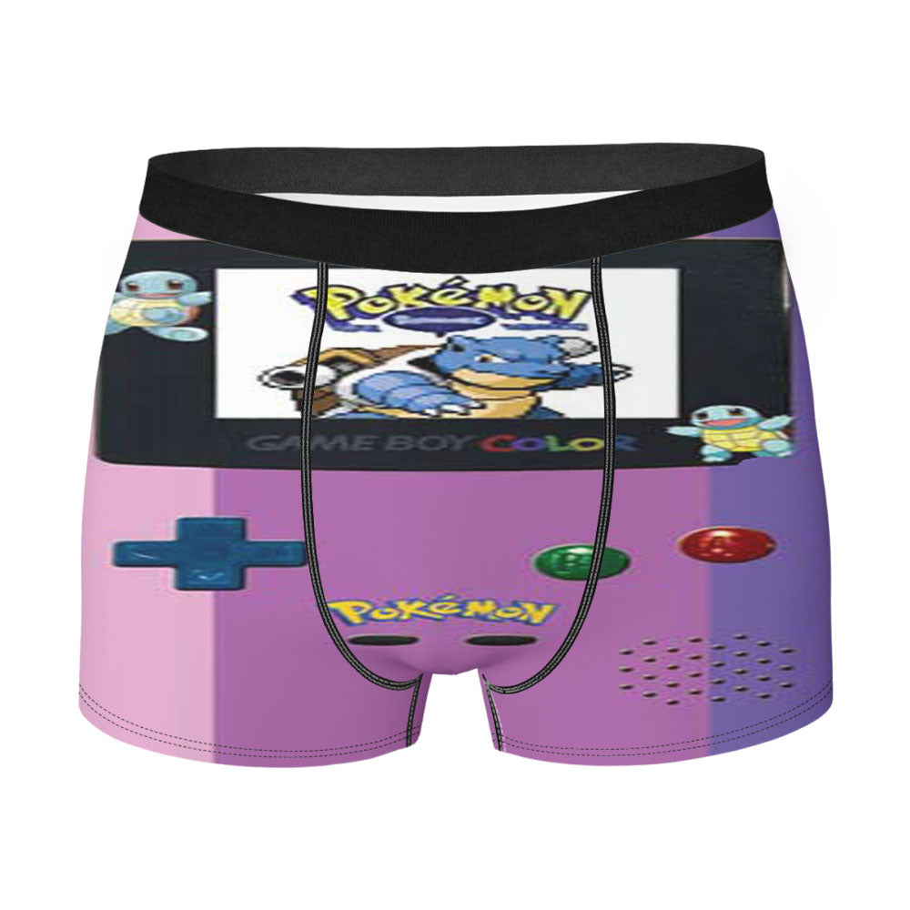Pokemon Gameboy Purple Men'S Boxer Briefs