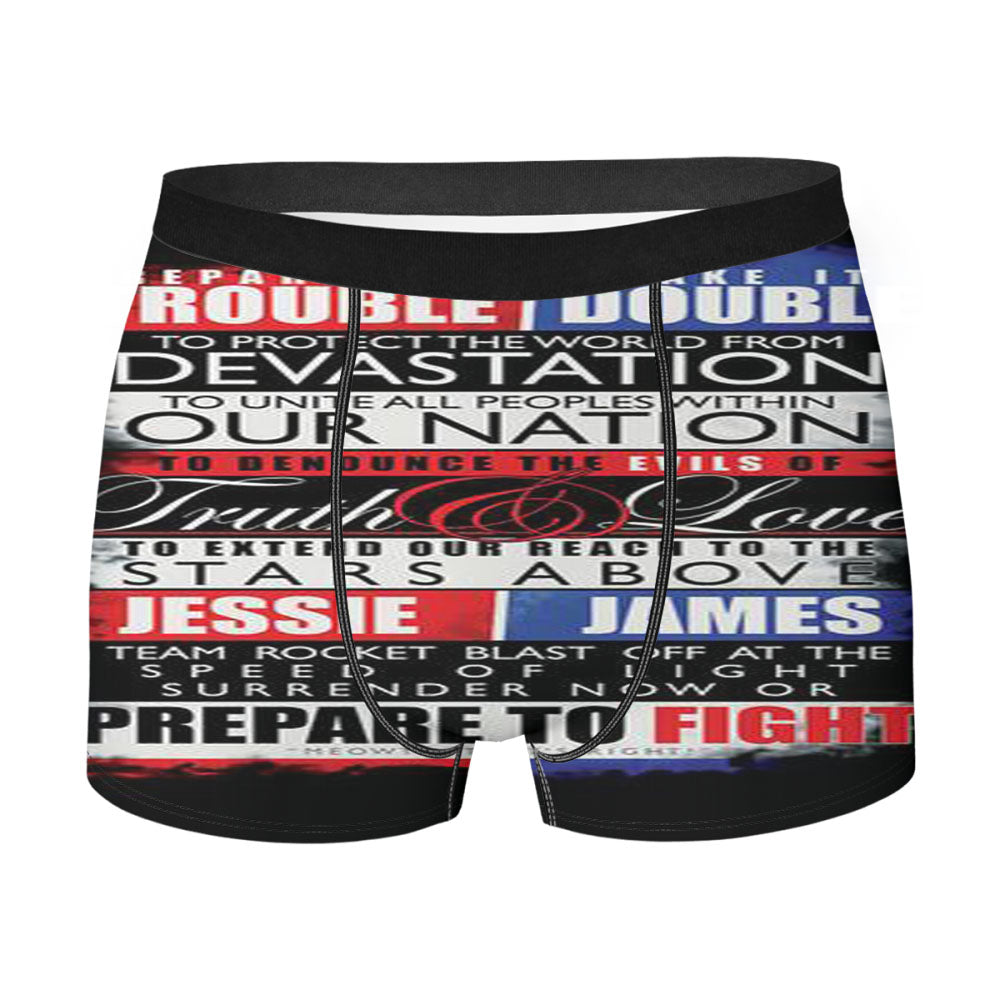 Put On Happy Face Joker Sad] Men's Boxer Briefs
