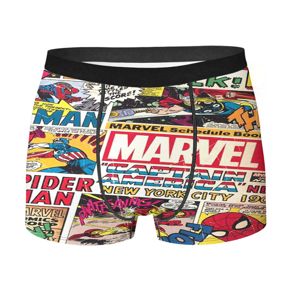 Pop Art Marvel Comic Men'S Boxer Briefs