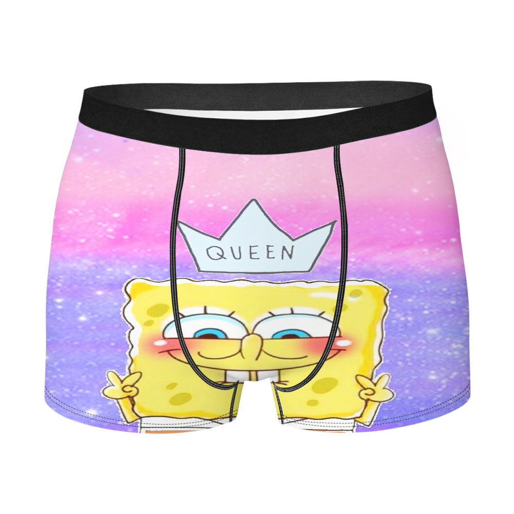 Queen Spongebob Men'S Boxer Briefs