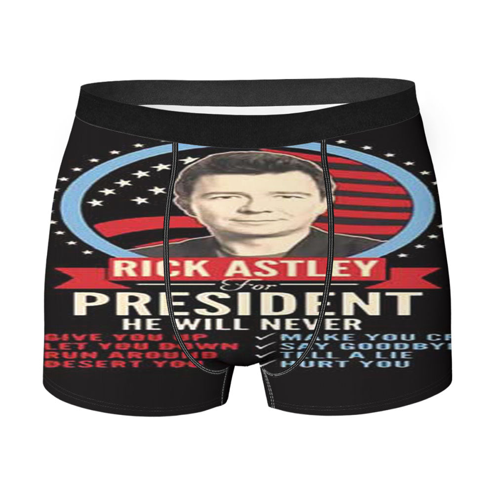 Rick Astley President Men'S Boxer Briefs