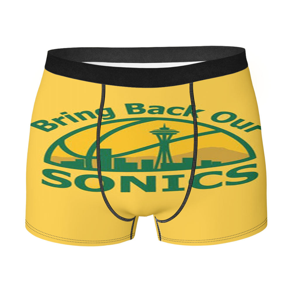 Seattle Sonics Bring Back Our Men'S Boxer Briefs