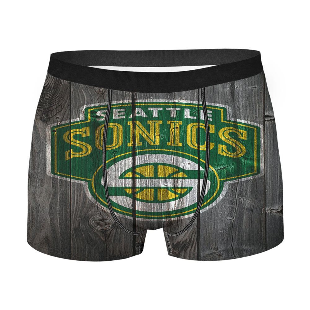 Seattle Sonics Wood Men'S Boxer Briefs