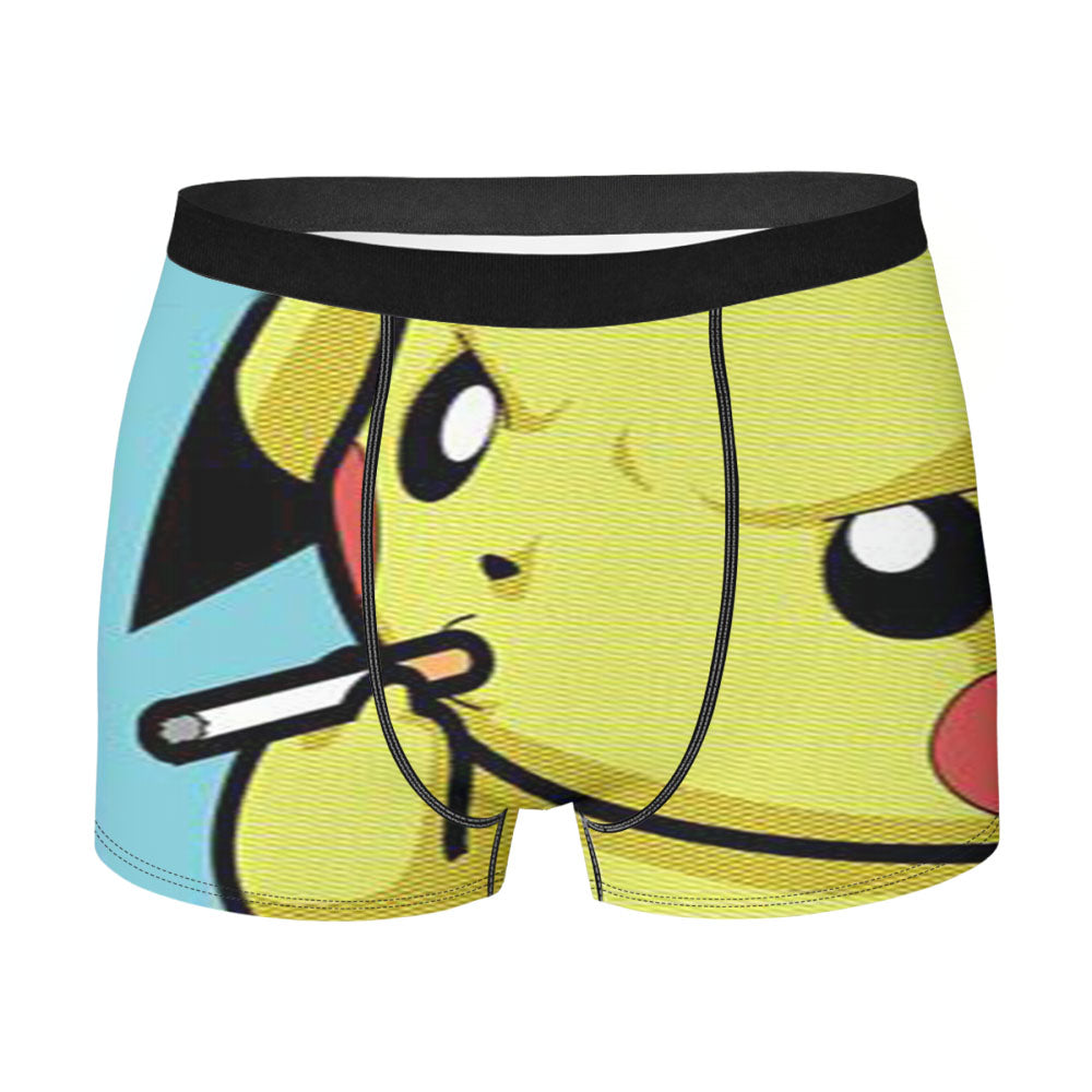 Smoking Pikachu Men'S Boxer Briefs