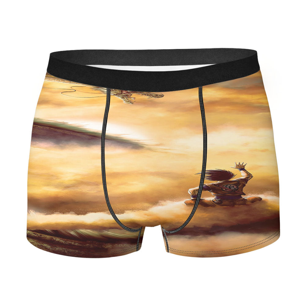 Son Goku Meet Shenron Men'S Boxer Briefs