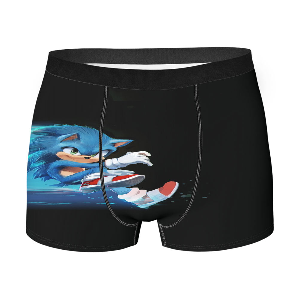 Sonic Black Wallpaper Men'S Boxer Briefs