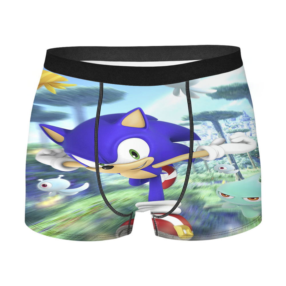 Sonic The Hedgehog Running Men'S Boxer Briefs