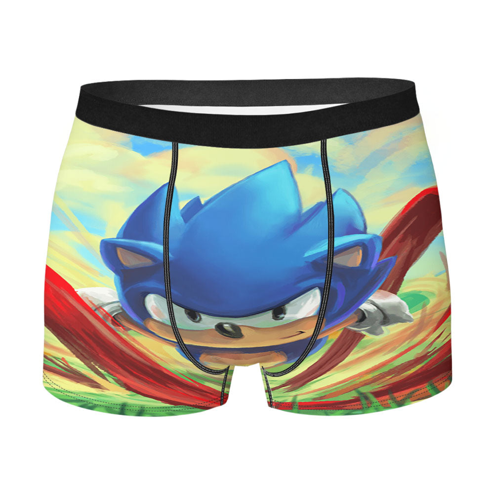 Sonic The Hedgehog Wallpaper Men'S Boxer Briefs