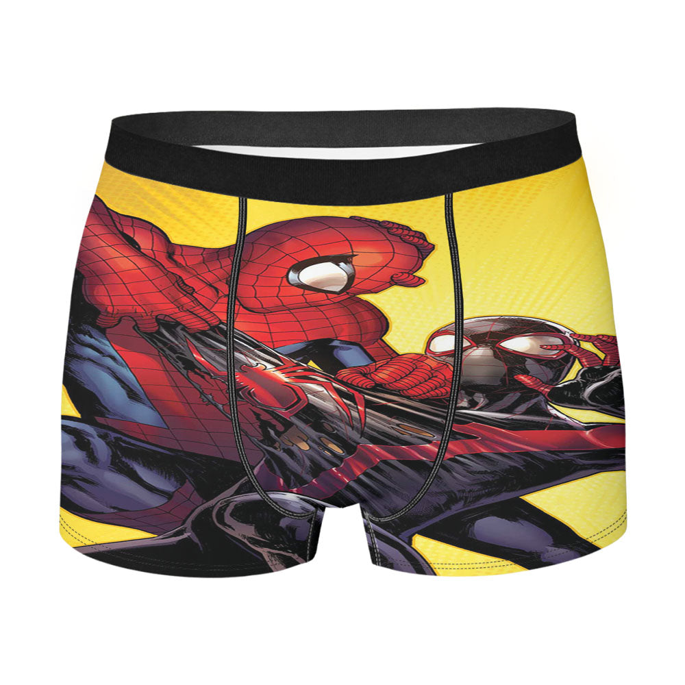 Spiderman Vs Spiderman Into The Verse Men'S Boxer Briefs