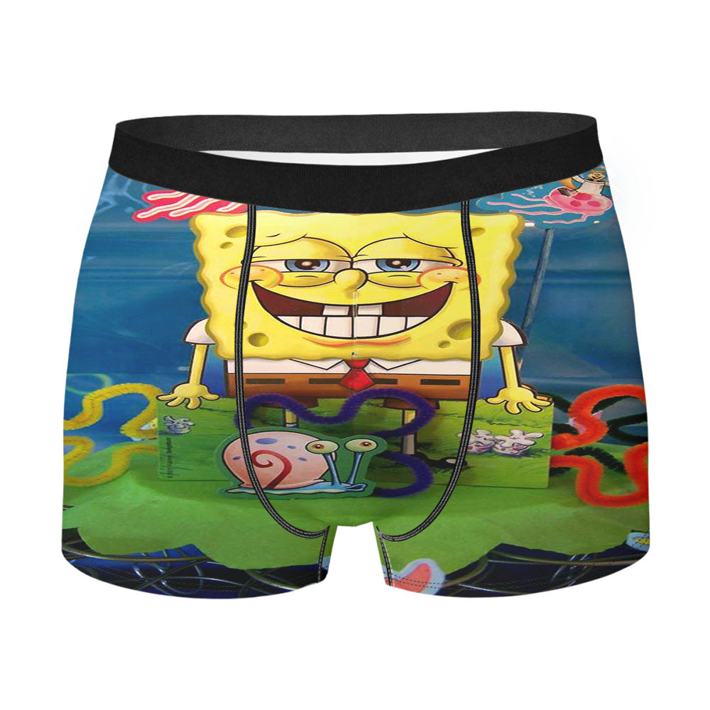 Spongebob And Jellyfish Men'S Boxer Briefs