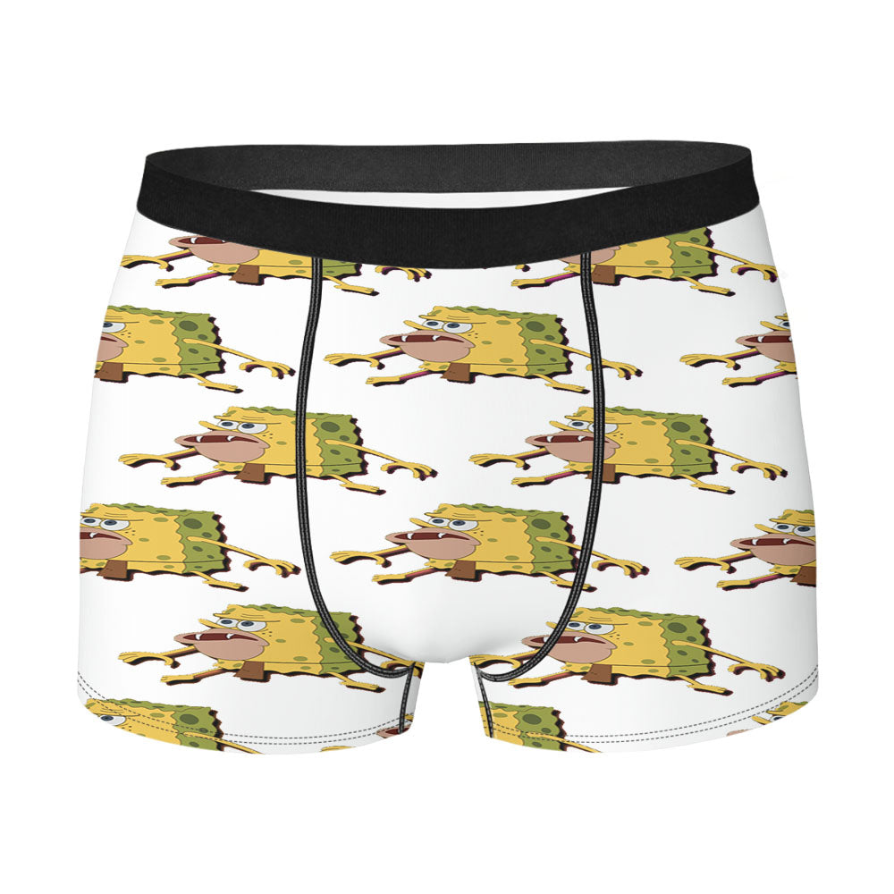 Spongebob Cartoon Caveman Bob Men'S Boxer Briefs