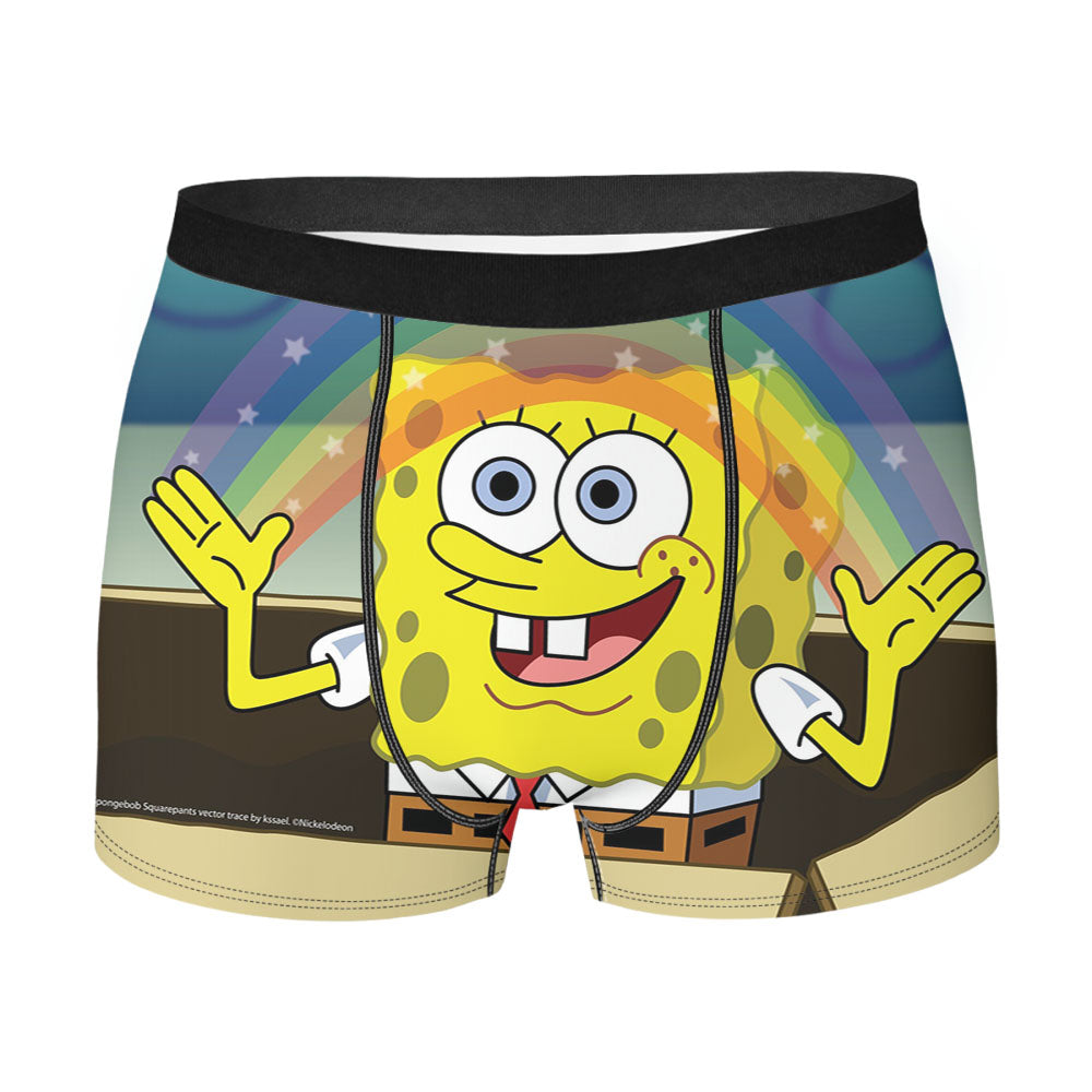 Spongebob Rainbow Imagination Box Men'S Boxer Briefs
