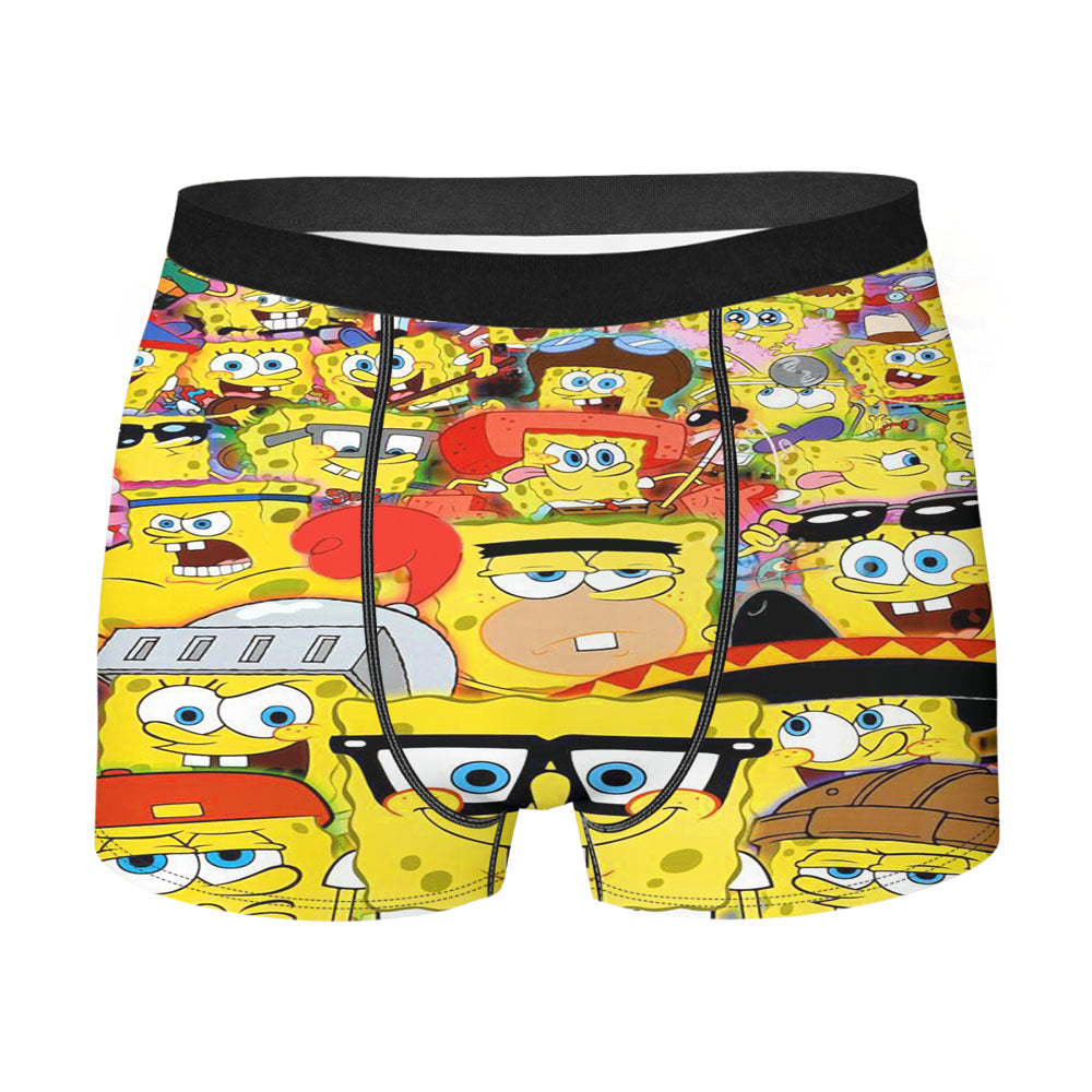 Spongebob Wallpaper Men'S Boxer Briefs