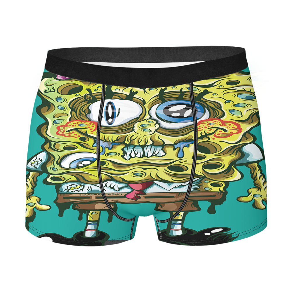 Spongebob Zombie Pants Men'S Boxer Briefs