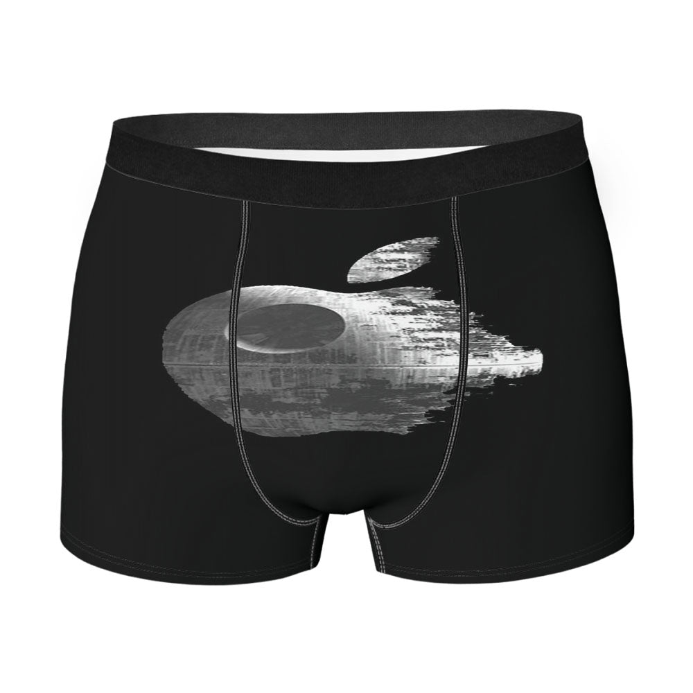 Star Wars Inspired Death Star Apple Men'S Boxer Briefs