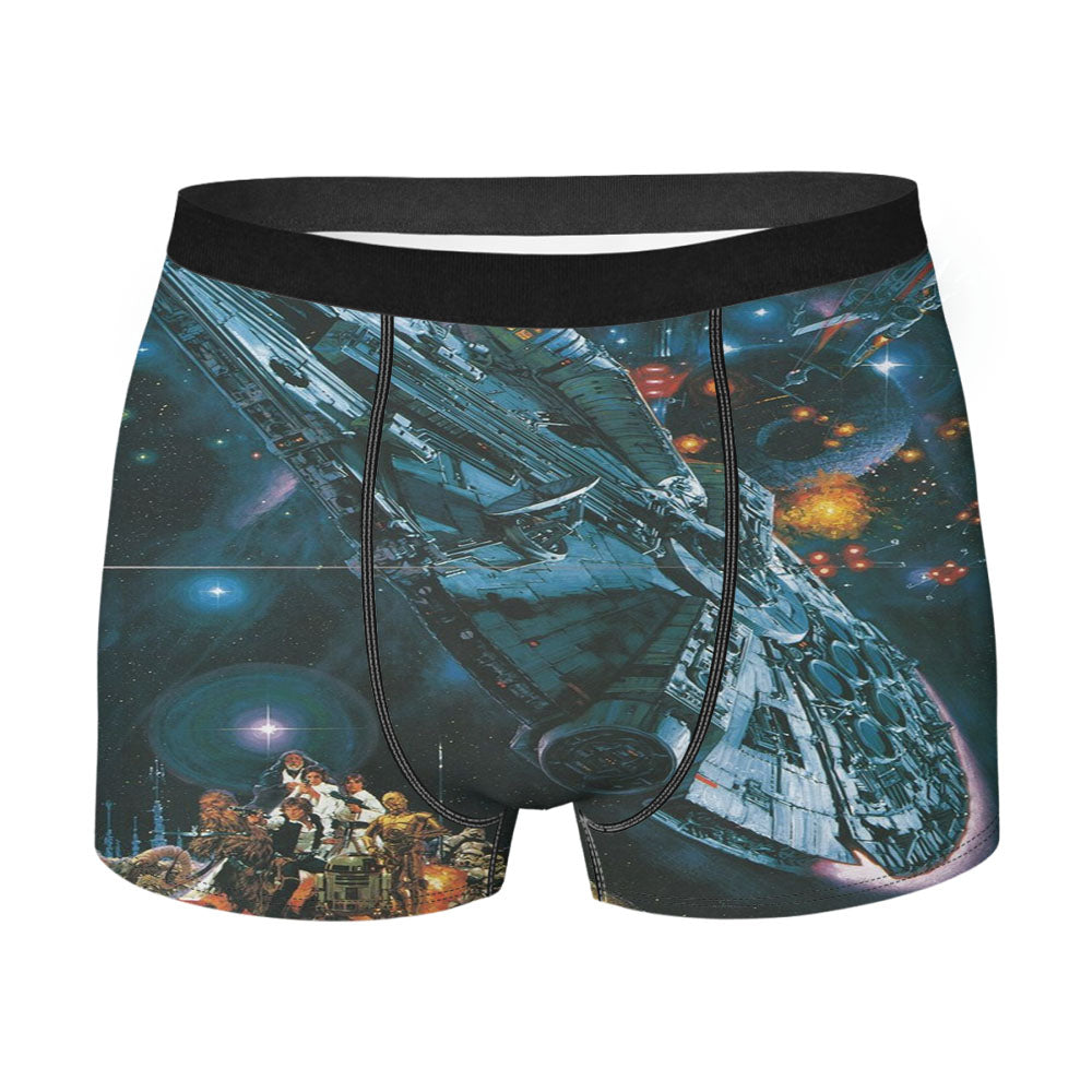 Star Wars Millennium Falcon Galaxy Men'S Boxer Briefs