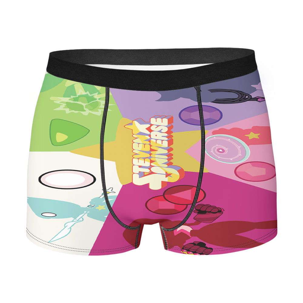 Steven Universe Cartoon Wallpapers Men'S Boxer Briefs