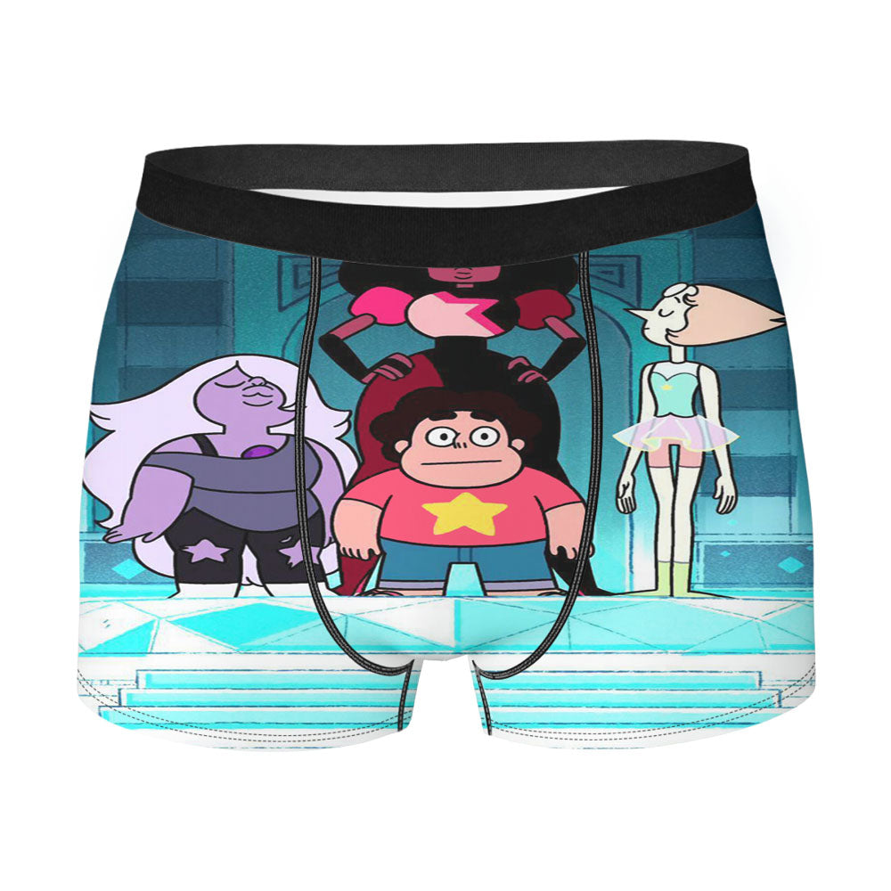 Steven Universe Night Temple Wallpapers Men'S Boxer Briefs