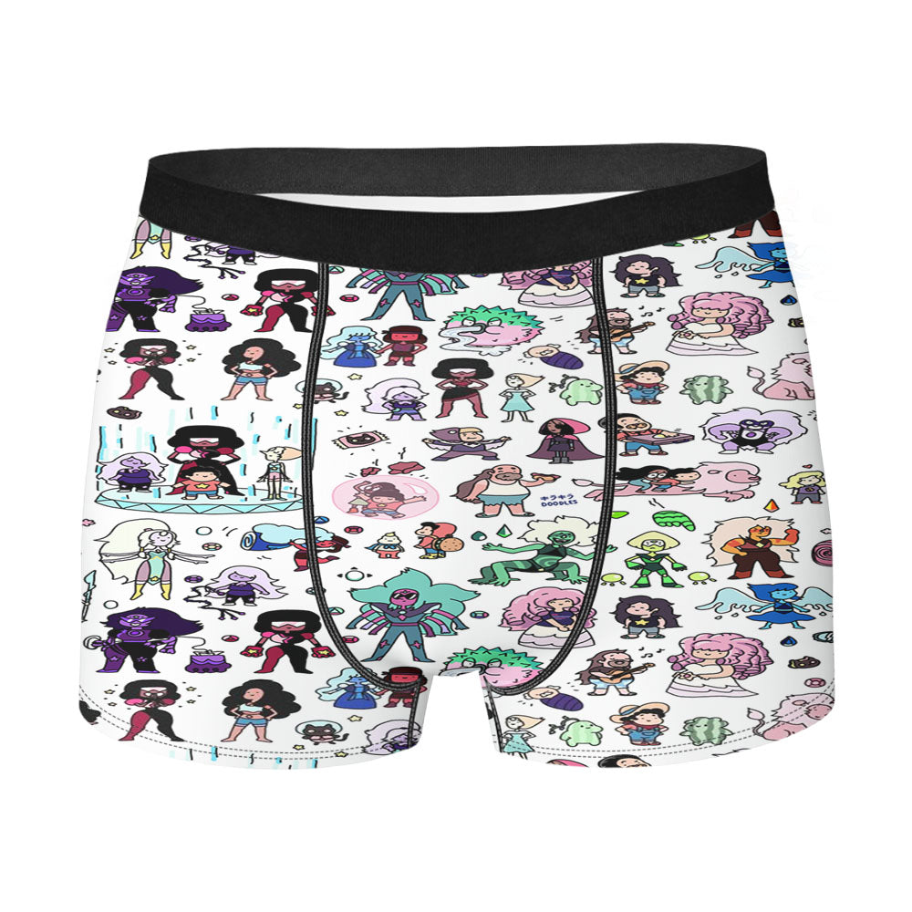 Steven Universe Pattern Wallpaper Men'S Boxer Briefs