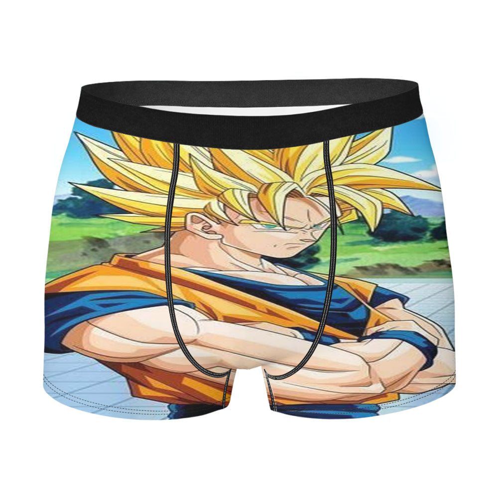 Sun Goku Saiyan Men'S Boxer Briefs