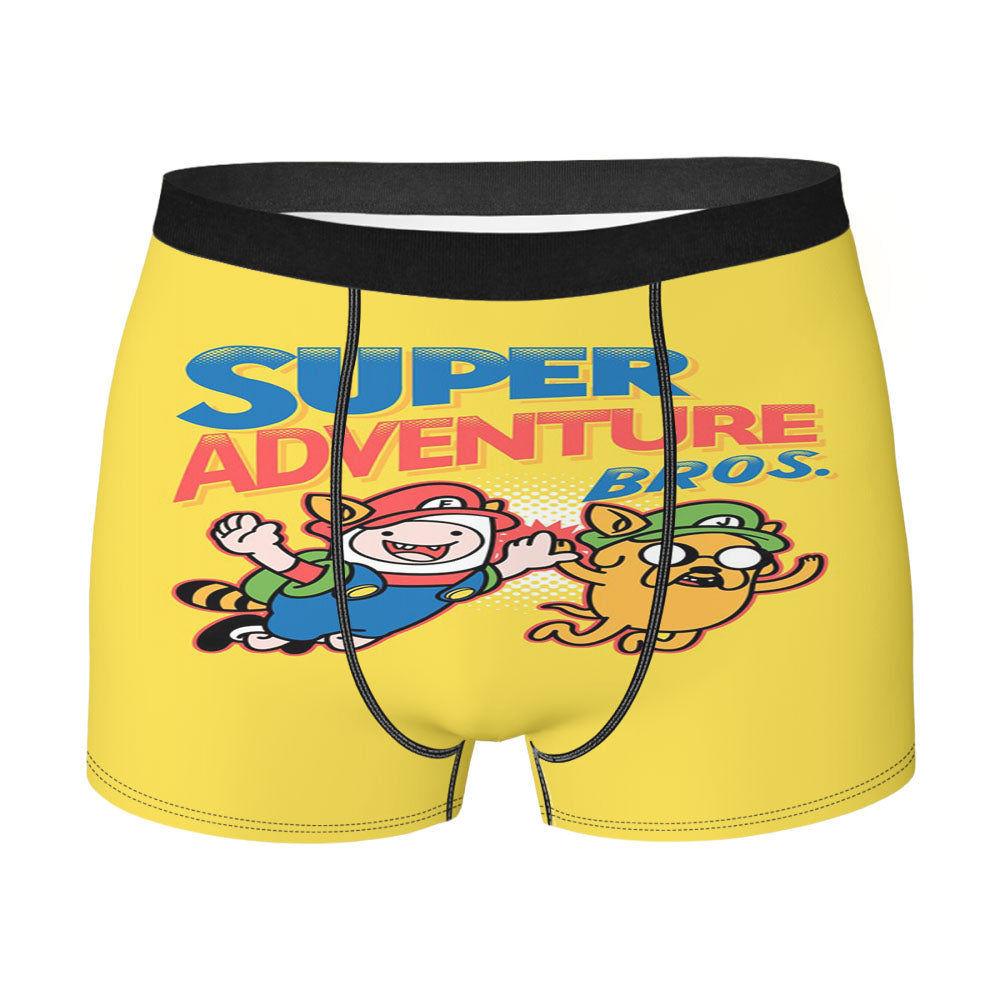 Super Adventure Bros Adventure Time Men'S Boxer Briefs