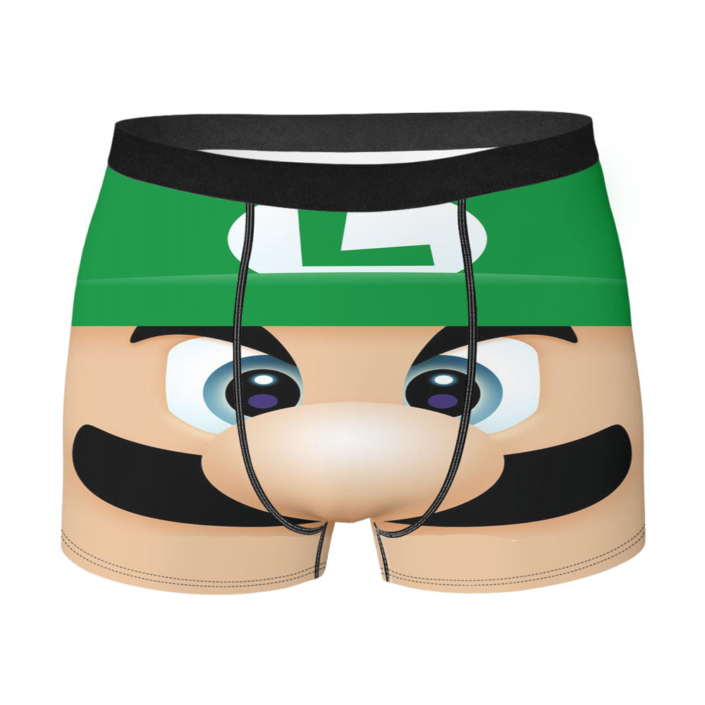 Super Mario Bross Luigi Men'S Boxer Briefs