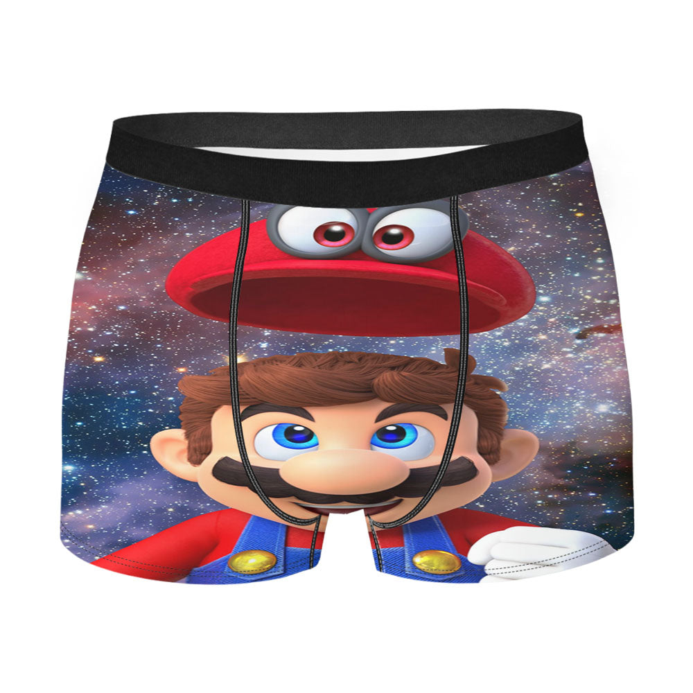 Super Mario Odyssey Galaxy Men'S Boxer Briefs