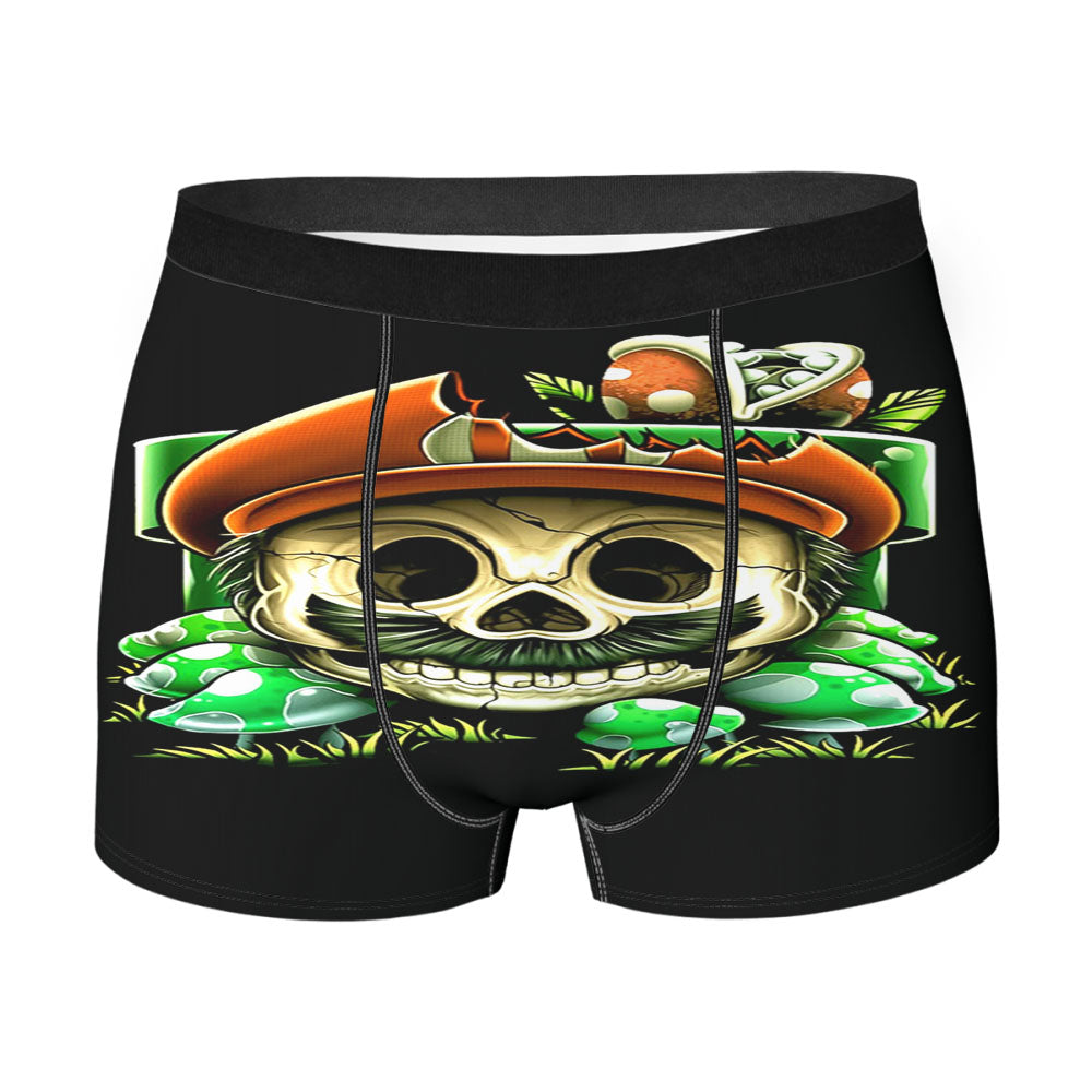 Super Mario Skull Men'S Boxer Briefs