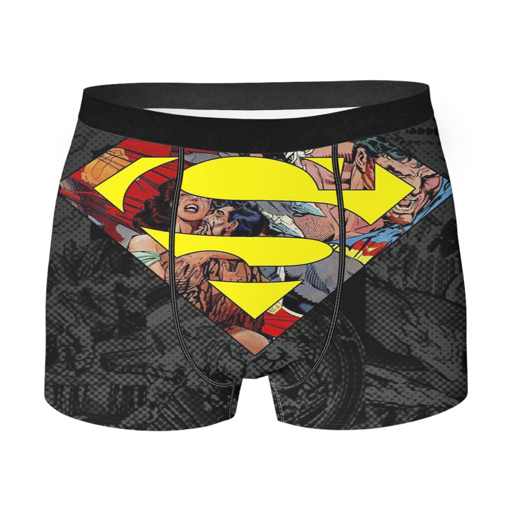 Superman Comic Logo Men'S Boxer Briefs