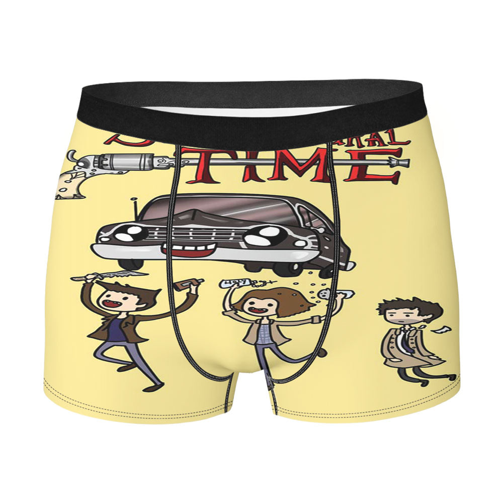 Supernatural Adventure Time Men'S Boxer Briefs