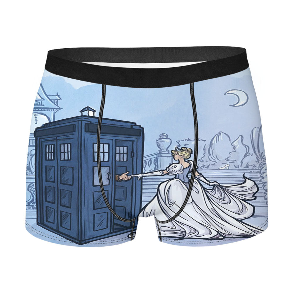 Tardis Cinderella Disney Princess Men'S Boxer Briefs