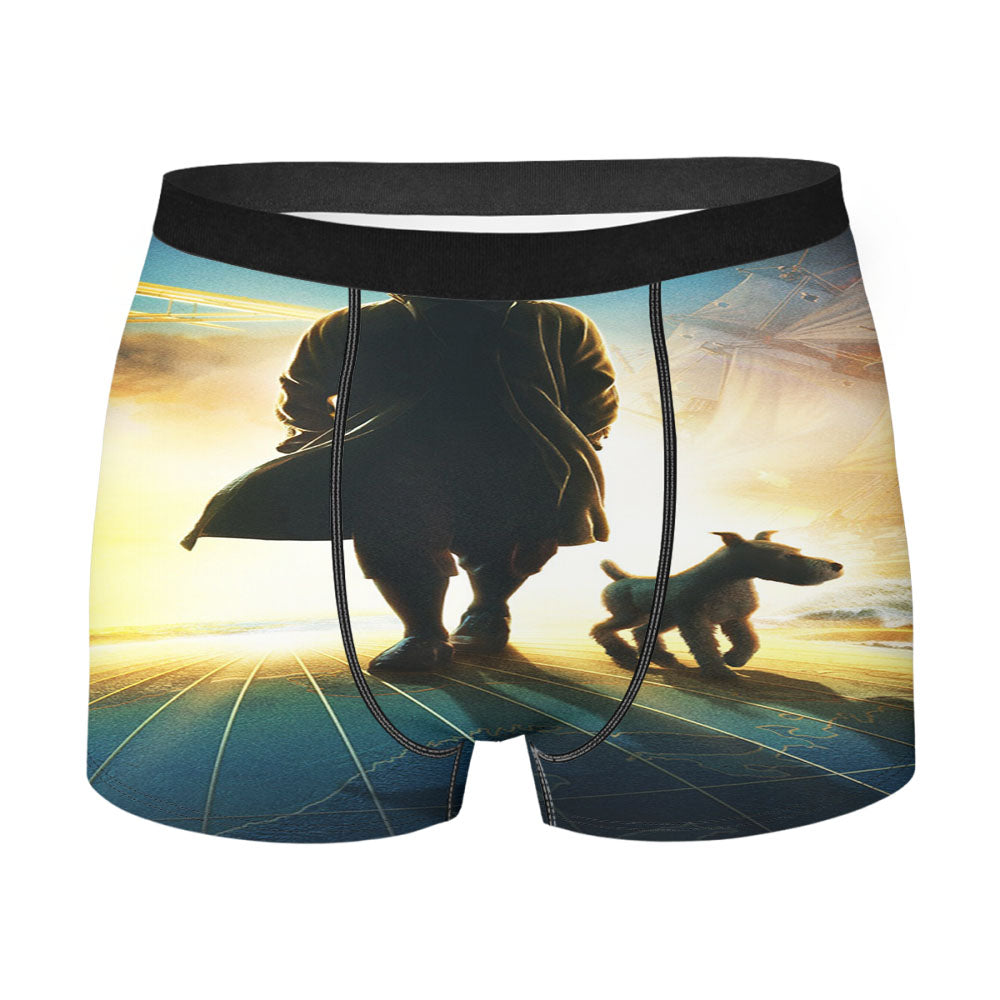 The Adventures Of Tintin Men'S Boxer Briefs