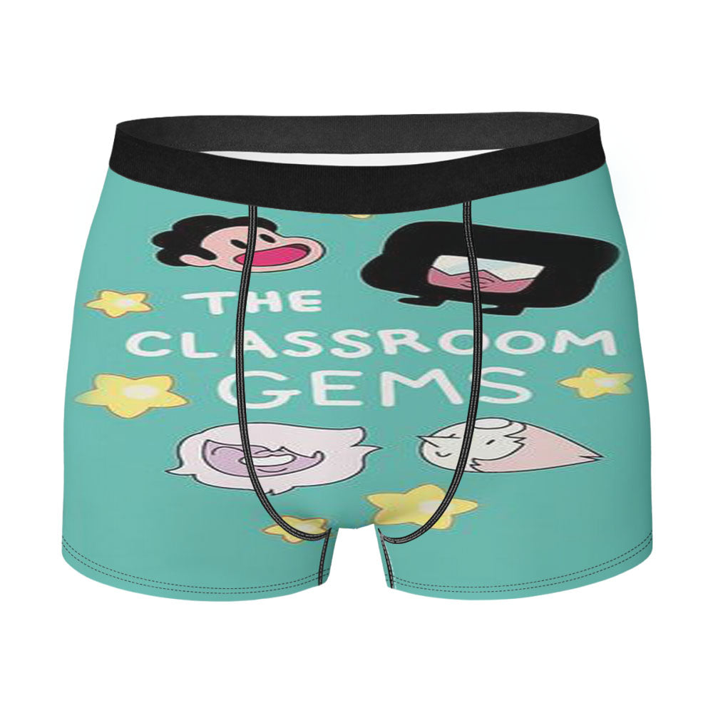 The Classroom Gems Steven Universe Crystal Gems Chibi Men'S Boxer Briefs