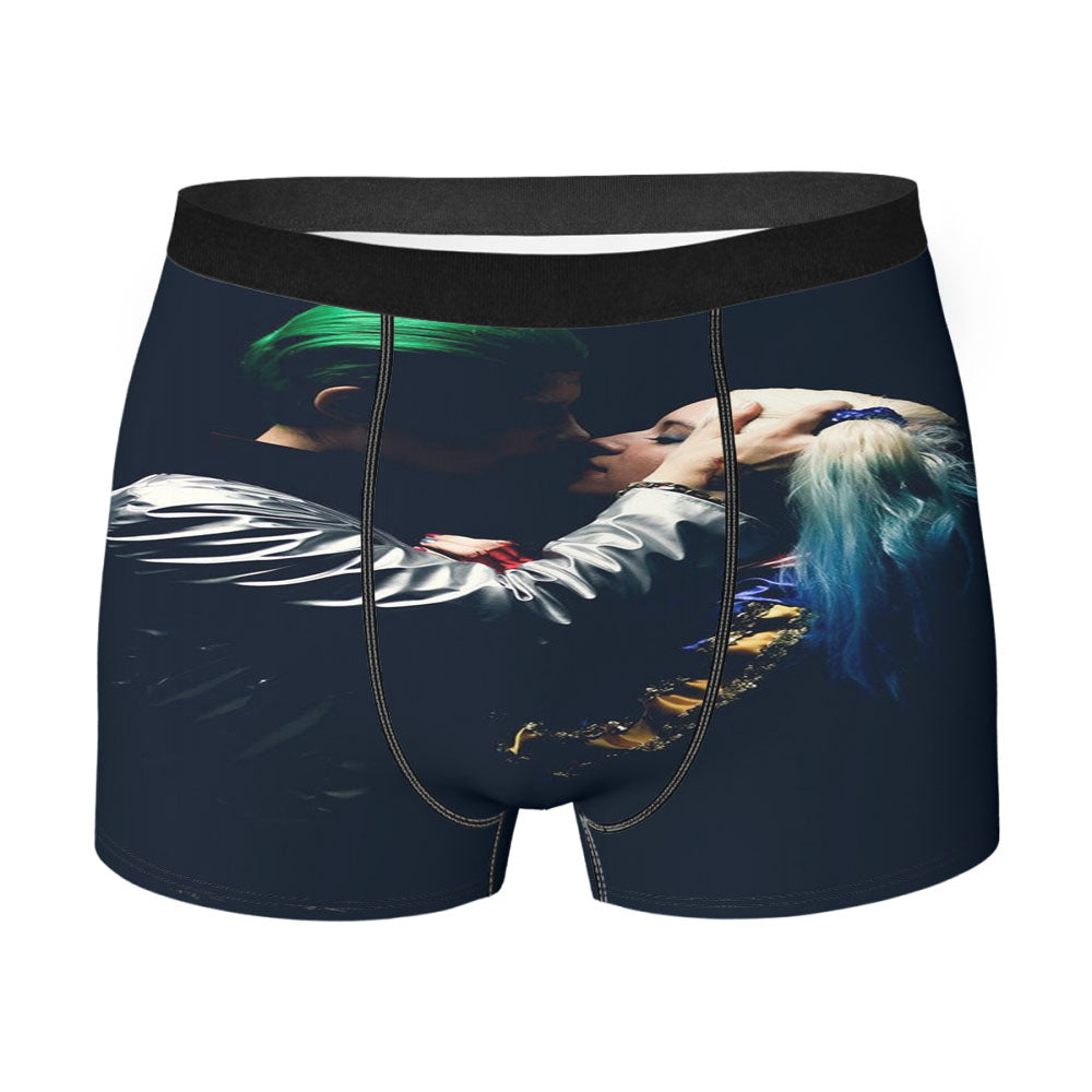 The Joker Kisses Harley Quinn Men'S Boxer Briefs