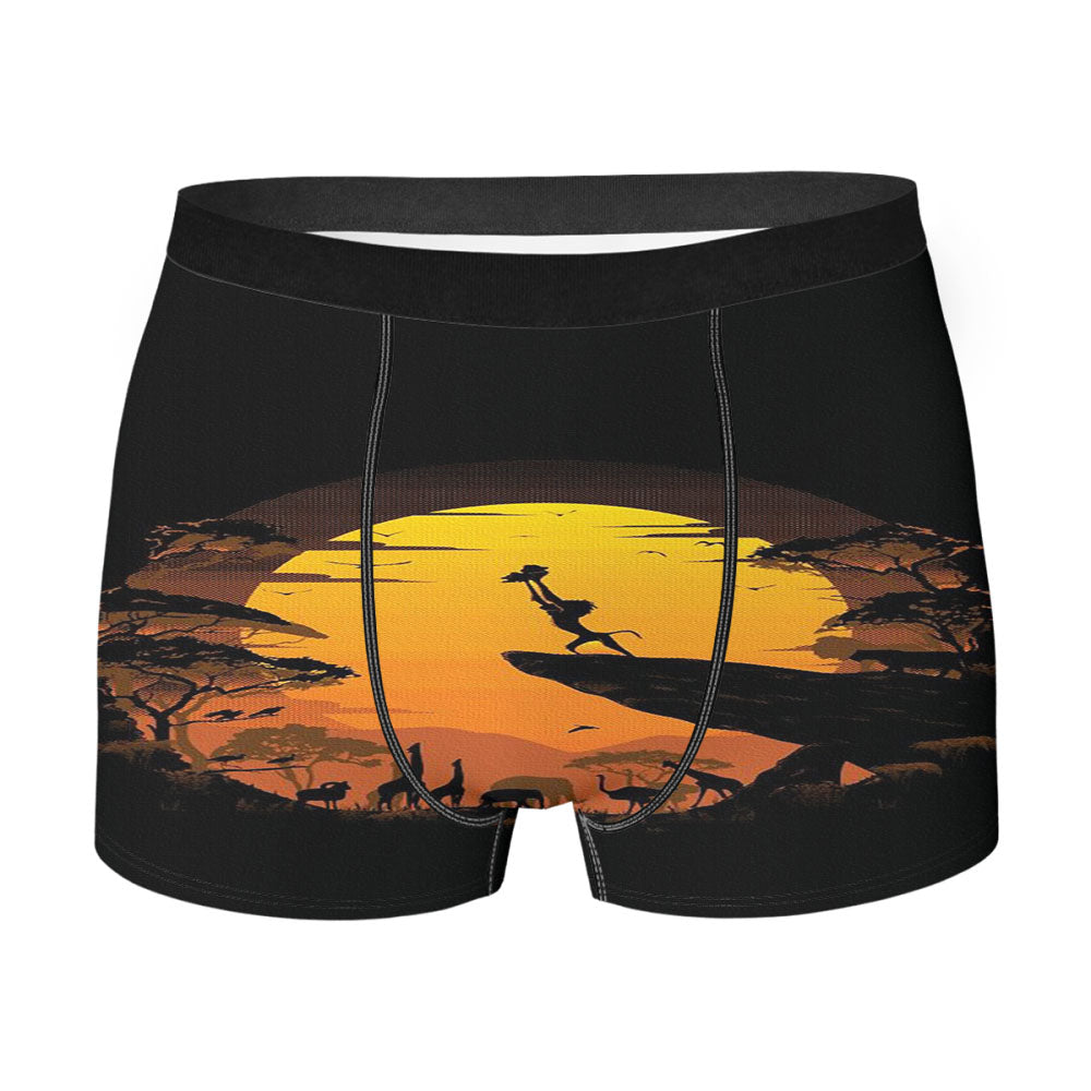 The Lion King Moon Silhouette Men'S Boxer Briefs
