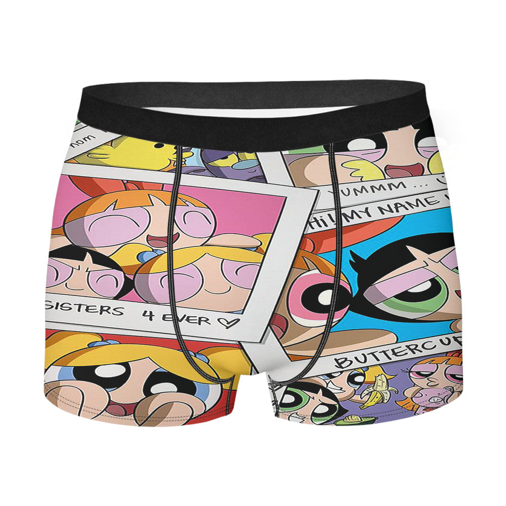 The Powerpuff Girls Comic Art Men'S Boxer Briefs