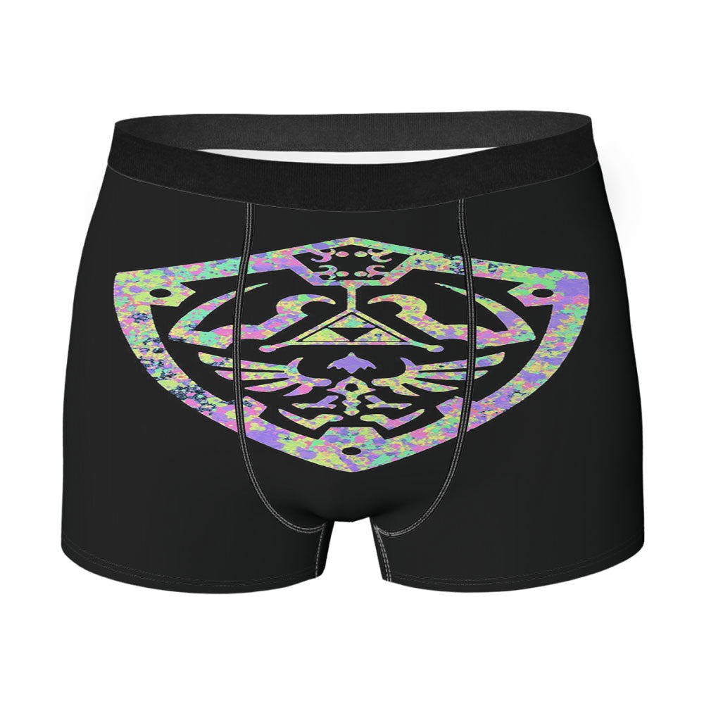 The Zelda Shield Watercolor Men'S Boxer Briefs