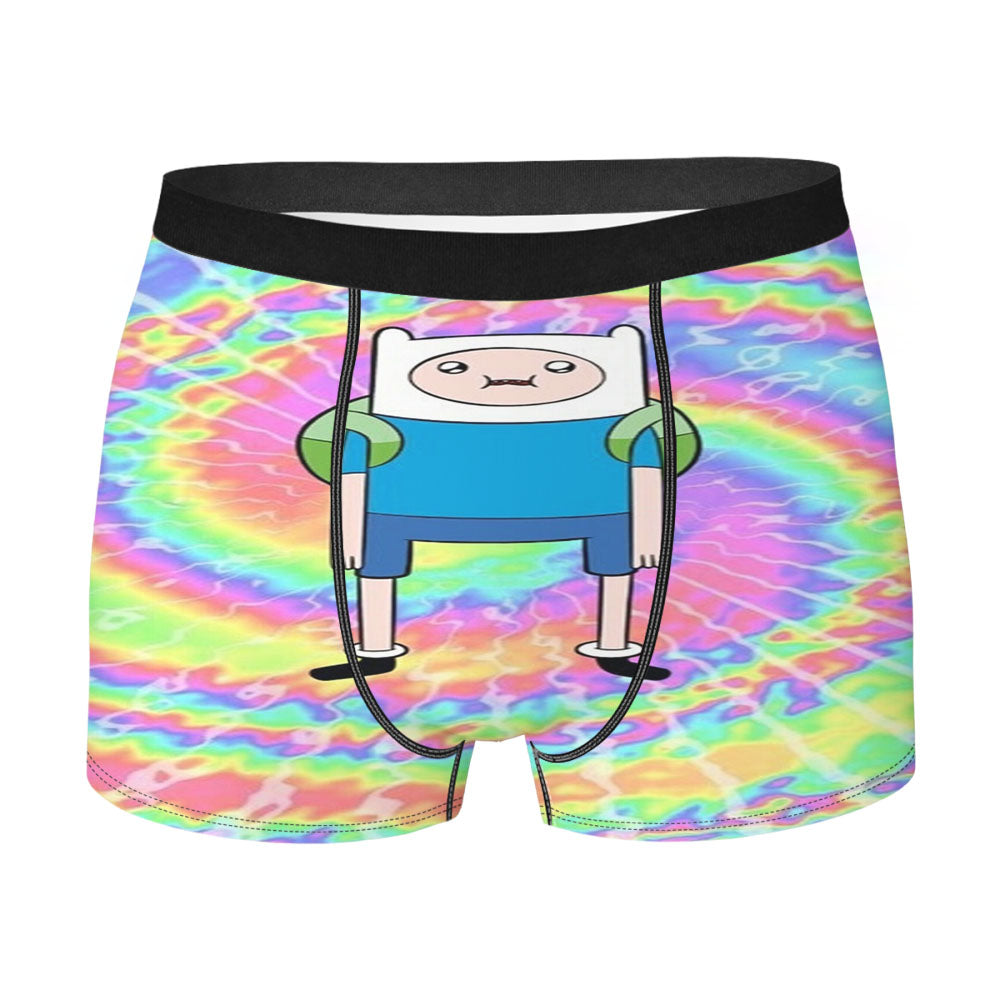 Tie Dye Finn Adventure Time Wallpaper Men'S Boxer Briefs