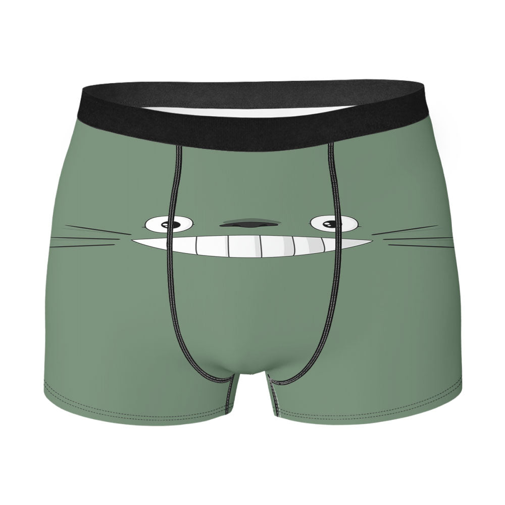Totoro Face Men'S Boxer Briefs